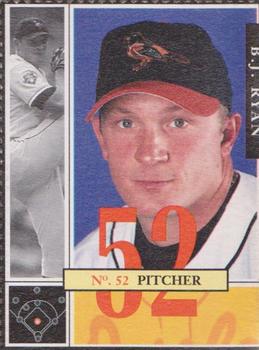2002 Baltimore Orioles Program Cards #32 B.J. Ryan Front