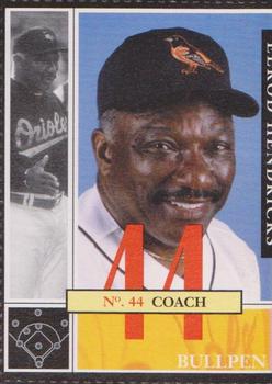 2002 Baltimore Orioles Program Cards #40 Elrod Hendricks Front