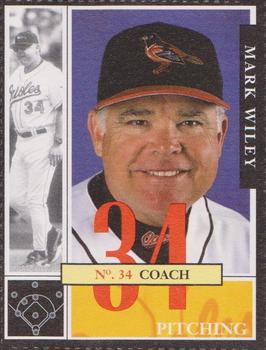 2002 Baltimore Orioles Program Cards #43 Mark Wiley Front