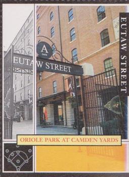2002 Baltimore Orioles Program Cards #48 Eutaw Street Front