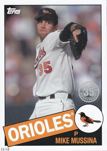 2020 Topps 1985 Topps Baseball 35th Anniversary (Series One) 5x7 #85-14 Mike Mussina Front