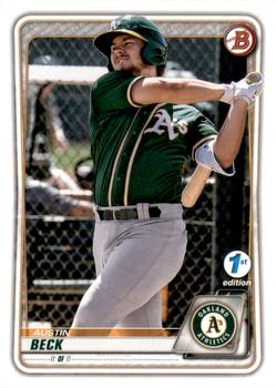2020 Bowman 1st Edition #BFE-16 Austin Beck Front