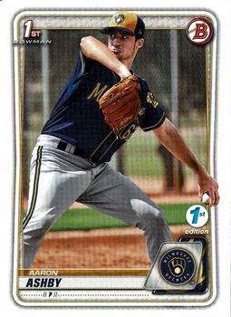 2020 Bowman 1st Edition #BFE-57 Aaron Ashby Front