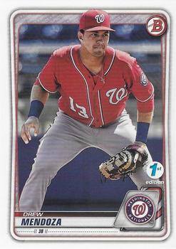 2020 Bowman 1st Edition #BFE-71 Drew Mendoza Front