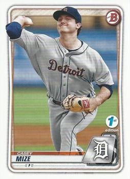 2020 Bowman 1st Edition #BFE-142 Casey Mize Front