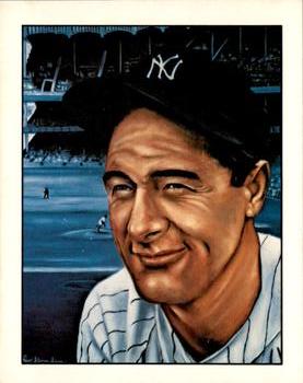 1983 TCMA 50 Years of New York Yankees All-Stars Large #15 Lou Gehrig Front
