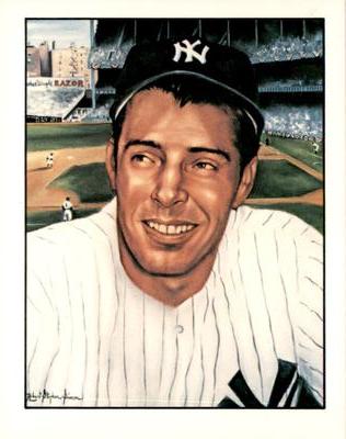 1987 CMC 1983 TCMA 50 Years of New York Yankees All-Stars #10 Joe DiMaggio Front
