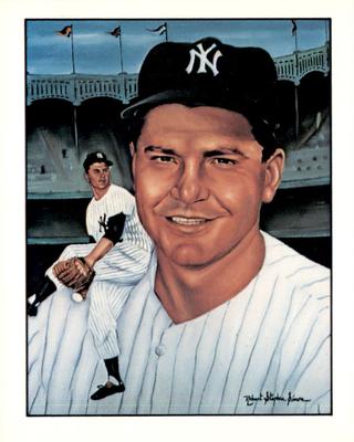 1987 CMC 1983 TCMA 50 Years of New York Yankees All-Stars #49 Bob Turley Front