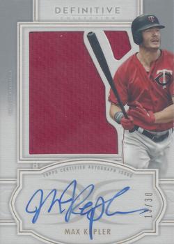 2020 Topps Definitive Collection - Autograph Relic Collection #ARC-MKE Max Kepler Front