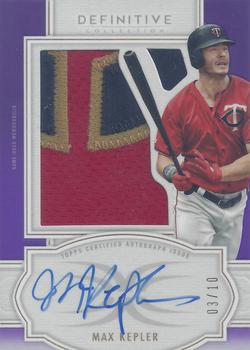 2020 Topps Definitive Collection - Autograph Relic Collection Purple #ARC-MKE Max Kepler Front