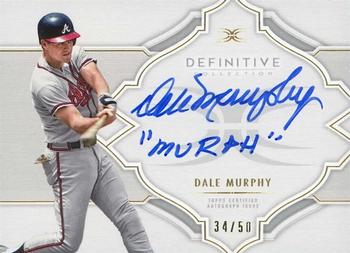 2020 Topps Definitive Collection - Definitive Autograph Collection #DCA-DM Dale Murphy Front