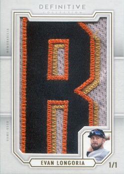 2020 Topps Definitive Collection - Definitive Nameplate Collection #NC-EL Evan Longoria Front