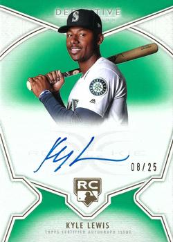 2020 Topps Definitive Collection - Definitive Rookie Autographs Green #DRA-KL Kyle Lewis Front