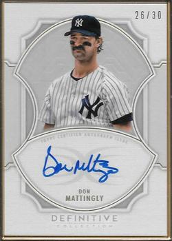 2020 Topps Definitive Collection - Framed Autograph Collection #DCFA-DM Don Mattingly Front