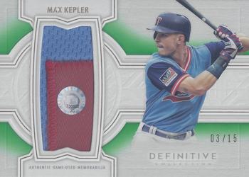 2020 Topps Definitive Collection - Jumbo Relic Collection Green #DJRC-MK Max Kepler Front