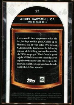 2020 Topps Transcendent Collection Hall of Fame Edition - Hall of Fame Icons #23 Andre Dawson Back