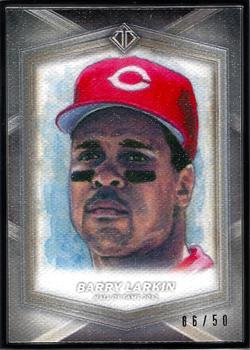 2020 Topps Transcendent Collection Hall of Fame Edition - Hall of Famers Sketch Reproductions #HOFR-BL Barry Larkin Front