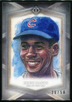 2020 Topps Transcendent Collection Hall of Fame Edition - Hall of Famers Sketch Reproductions #HOFR-EB Ernie Banks Front