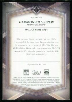 2020 Topps Transcendent Collection Hall of Fame Edition - Hall of Famers Sketch Reproductions #HOFR-HK Harmon Killebrew Back