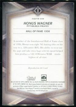 2020 Topps Transcendent Collection Hall of Fame Edition - Hall of Famers Sketch Reproductions #HOFR-HW Honus Wagner Back