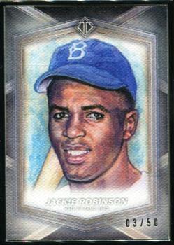 2020 Topps Transcendent Collection Hall of Fame Edition - Hall of Famers Sketch Reproductions #HOFR-JR Jackie Robinson Front