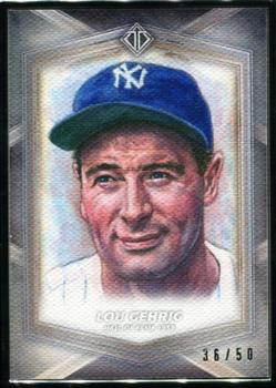 2020 Topps Transcendent Collection Hall of Fame Edition - Hall of Famers Sketch Reproductions #HOFR-LG Lou Gehrig Front