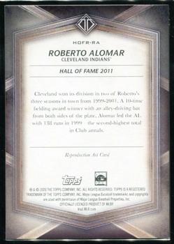 2020 Topps Transcendent Collection Hall of Fame Edition - Hall of Famers Sketch Reproductions #HOFR-RA Roberto Alomar Back