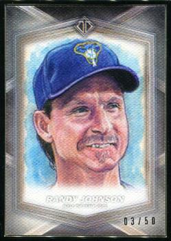 2020 Topps Transcendent Collection Hall of Fame Edition - Hall of Famers Sketch Reproductions #HOFR-RJ Randy Johnson Front
