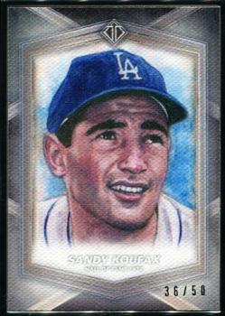 2020 Topps Transcendent Collection Hall of Fame Edition - Hall of Famers Sketch Reproductions #HOFR-SK Sandy Koufax Front