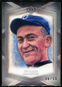 2020 Topps Transcendent Collection Hall of Fame Edition - Hall of Famers Sketch Reproductions #HOFR-TC Ty Cobb Front