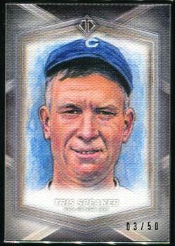2020 Topps Transcendent Collection Hall of Fame Edition - Hall of Famers Sketch Reproductions #HOFR-TS Tris Speaker Front