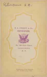 1866 E.S. Sterry & Co. #NNO William Abrams Back