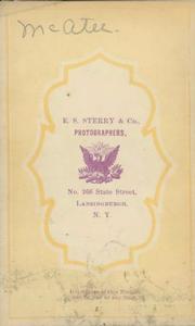 1866 E.S. Sterry & Co. #NNO Bub McAtee Back
