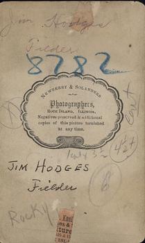 1866 Newberry & Solanders #NNO Jim Hodges Back