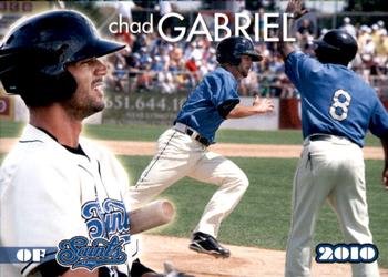 2010 St. Paul Saints #NNO Chad Gabriel Front