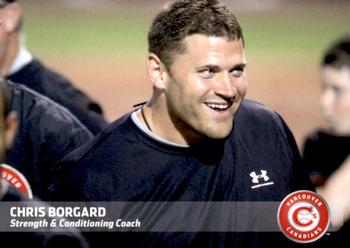 2010 Grandstand Vancouver Canadians #NNO Chris Borgard Front