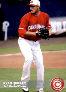2010 Grandstand Vancouver Canadians #NNO Ryan Quigley Front