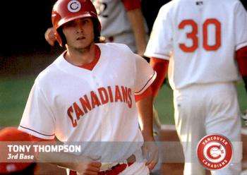2010 Grandstand Vancouver Canadians #NNO Tony Thompson Front