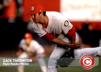2010 Grandstand Vancouver Canadians #NNO Zach Thornton Front