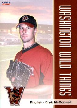 2010 Choice Washington Wild Things #9 Eryk McConnell Front