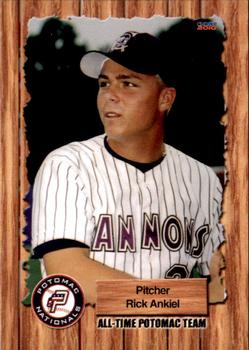 2010 Choice Potomac Nationals All-Time Team #1 Rick Ankiel Front