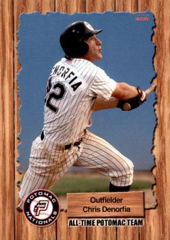 2010 Choice Potomac Nationals All-Time Team #8 Chris Denorfia Front