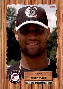 2010 Choice Potomac Nationals All-Time Team #31 Albert Pujols Front