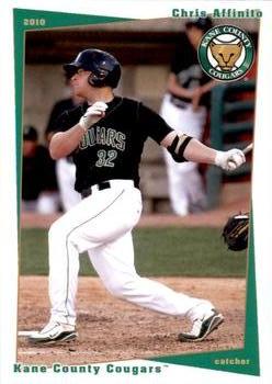 2010 Grandstand Kane County Cougars SGA #NNO Chris Affinito Front