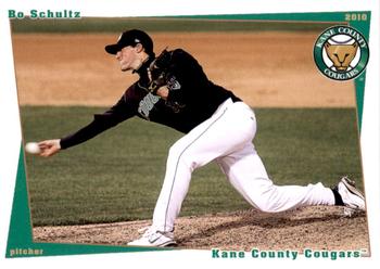 2010 Grandstand Kane County Cougars SGA #NNO Bo Schultz Front