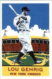 1933 DeLong Gum (R333) (reprint) #7 Lou Gehrig Front