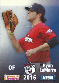 2016 Dunkin' Donuts NESN Pawtucket Red Sox #NNO Ryan LaMarre Front