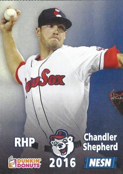 2018 Pawtucket Red Sox Chandler Shepherd RC Rookie Boston 