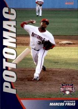 2010 Choice Potomac Nationals #8 Marcos Frias Front