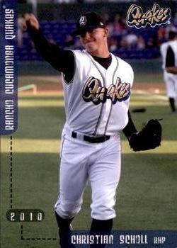2010 Grandstand Rancho Cucamonga Quakes #NNO Christian Scholl Front